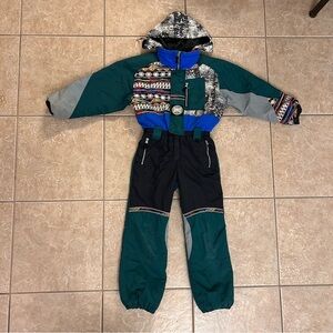 Vintage OBERMEYER Ski Suit Snow Suit Juniors Size 12